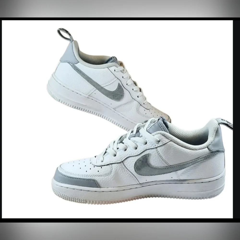Nike Air Force 1 Low LV8 'White /Wolf Grey (GS)
